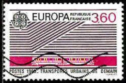 France Poste Obl Yv:2532 Mi:2668 Europa Cept Transports Urbains (Lign.Ondulées) - Usati