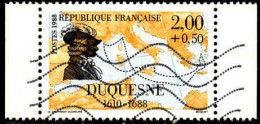 France Poste Obl Yv:2517 Mi:2655A Abraham Duquesne Marin (Lign.Ondulées) - Gebraucht