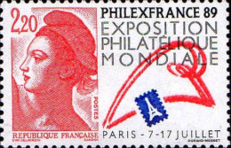 France Poste N** Yv:2524 Mi:2661 Philexfrance 89 Liberté De Delacroix - Neufs