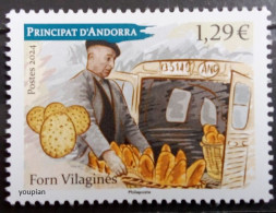 Andorra (French Post) 2024, Forn Vilaginés - Breads, MNH Single Stamp - Ongebruikt
