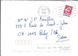 FRANCE Ca.1999:  LSC Ill. De St Paul En Jarez (Loire) - Lettres & Documents