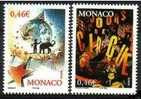 CEPT / Europa 2002 Monaco N° 2347 Et 2348 ** Le Cirque - 2002