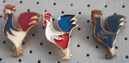 Roosters Cocks  Birds PODRAVKA Food Industry Croatia Ex Yugoslavia Pins - Animali