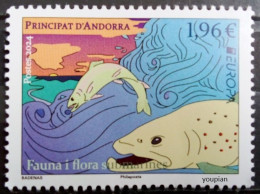 Andorra (French Post) 2024, Europa - Underwater Flora And Fauna, MNH Single Stamp - Ongebruikt