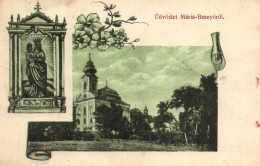 Udvözlet Maria Besnyöröl, Maria-Besnyo, 1910s, Hongrie, Hungary, Church, Kirche - Hungary