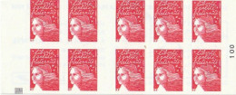 France 2004 Carnet 3419 -C10 A - Type Marianne De LUQUET La France à Voir  Neuf ** Carré Noir. - Modern : 1959-...