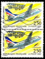 France Poste Obl Yv:2778 Mi:2925 Nancy-Luneville L'Aéropostale Airbus Paire (Lign.Ondulées) - Usados