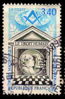France Poste Obl Yv:2796 Mi:2942 Ordre Maçonnique Mixte International (TB Cachet Rond) - Used Stamps