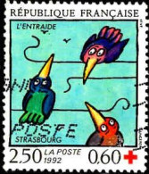 France Poste Obl Yv:2783 Mi:2931 Tomi Ungerer L'entraide Strasbourg (Obl.mécanique) - Gebruikt