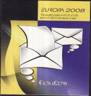 Chypre - Cyprus - Zypern Carnet 2008 Y&T N°C1139a - Michel N°MH10 - EUROPA - Sans Timbre - Altri & Non Classificati