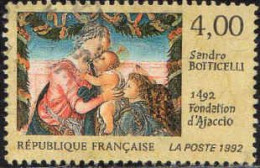 France Poste Obl Yv:2754 Mi:2898 Sandro Botticelli La Vierge & L'Enfant (cachet Rond) - Used Stamps