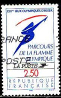 France Poste Obl Yv:2732 Mi:2866 16.Jeux Olympiques D'Hiver Albertville (Obl.mécanique) - Gebraucht