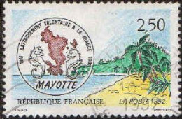 France Poste Obl Yv:2735 Mi:2870 Mayotte Rattachement Volontaire à La France (cachet Rond) - Gebraucht