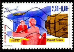 France Poste Obl Yv:2744 Mi:2889Iib Journée Du Timbre L'accueil (Lign.Ondulées) - Used Stamps