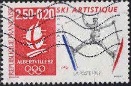 France Poste Obl Yv:2709 Mi:2846 Albertville Ski Artistique Tignes (Lign.Ondulées) - Gebraucht