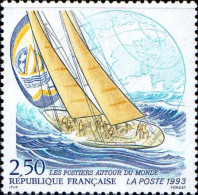 France Poste N** Yv:2789 Mi:2937 Les Postiers Autour Du Monde Voilier - Unused Stamps