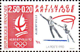 France Poste N** Yv:2737A Mi: Albertville 92 Patinage Artistique - Unused Stamps