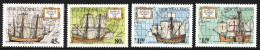 1992 New Zealand Discovery Anniversaries Of America And New Zealand Set (** / MNH / UMM) - Ships
