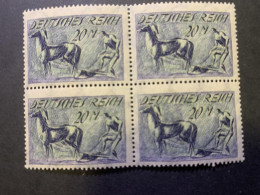 Deutsches Reich 176 Postfrisch 1921 Pflüger Wasserzeichen Rauten MNH - Unused Stamps