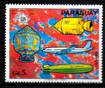 PARAGUAY PA 672 * *  Upu  Ballon Mongolfiere Avions Zeppelins Espace - Zeppelins