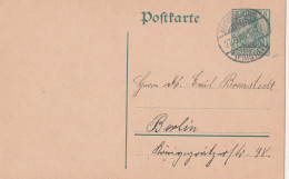 Deutsches Reich  Karte Mit Tagesstempel Meyenburg Prignitz 1915 Lk Prignitz - Brieven En Documenten