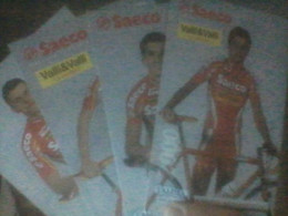 CYCLISME  - WIELRENNEN- CICLISMO : 4 CARTES SAECO 2000 AVEC PADRNOS- ATIENZA-CHINA-GUERRA - Wielrennen