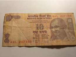 Inde- 10 Rupees - Reserve Bank Of India.Gandhi. - Indien