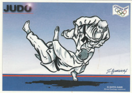 CPM - ILLUSTRATEUR - HUMOUR - S.BOURSIER  - Disciplines Olympiques "Le Judo"  - ATHENES 2004 - FESTICART 2004 - Autres & Non Classés