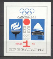 Bulgarie    BF  35    * *      TB   Sport  JO Sapporo  1972 - Blocks & Sheetlets