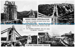 R165672 Bridge Under Construction. Clifton Suspension Bridge. Multi View - Monde