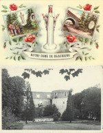 BEAURAING : Notre-Dame De Beauraing + Vue Sur Les Ruines Du Château Féodal. ( 2 Cartes) . - Beauraing