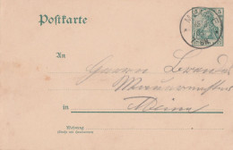 Deutsches Reich  Karte Mit Tagesstempel Meine 1905 Papenteich LK Gifhorn - Brieven En Documenten