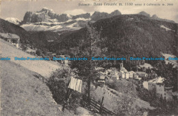 R166689 Dolomiti. Nova Levante M. 1180 Verso Il Catinaccio. N. 307 52. Ed. Stab. - Monde