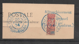 MADAGASCAR - 1904 - N°YT. 78B - Type Groupe 10c Rouge - Affranchissement Exceptionnel - Oblitéré / Used - Gebruikt