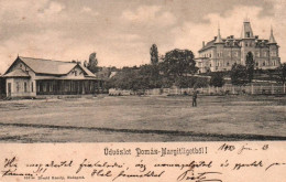 Pomáz-Margit Liget, Udvozlet Pomaz-Margitligetbol, 1903, Travelled, Mura, Ver. Divald Karoly, Szentendrei - Hongrie