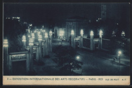 AK Paris, Exposition Des Arts Decoratifs 1925, Vue De Nuit, Ausstellung  - Ausstellungen