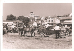 Bosnie-Herzégovine - BANJA LUKA - Marché - Photographie Ancienne 6,8 X 9,8 Cm - Voyage En Yougoslavie 1951 - (photo) - Bosnië En Herzegovina