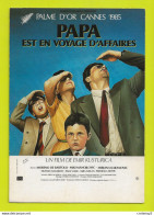 Cinéma Affiche De Film Sur Carte Palme D'Or Cannes 1985 Papa Est En Voyage D'affaires Emir Kusturica Ubique Gaumont - Manifesti Su Carta