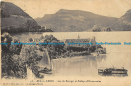 R166326 Aix Les Bains. Lac Du Bourget Et Abbaye DHautecombe. G. Brun. 1911 - Monde