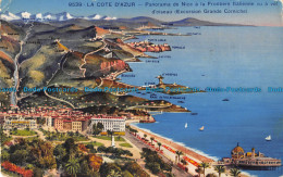 R166332 9539 La Cote DAzur. Panorama De Nice A La Frontiere Italienne Vu A Vol D - Monde