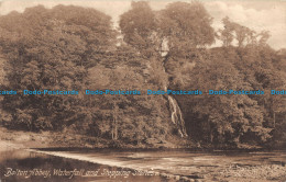 R166739 Bolton Abbey. Waterfall And Stepping Stones. Friths Series. No. 18525 - Monde