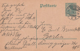 Deutsches Reich  Karte Mit Tagesstempel Neuruppin 1914 LK Ostprignitz Ruppin - Briefe U. Dokumente
