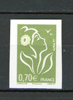 BH-21 Belle Variété Marianne De Lamouche N° 3967a ** Non Dentelé . A Saisir !!! - Unused Stamps