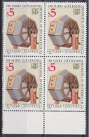 1987 , Mi 1904 ** (1) - 4 Er Block Postfrisch - 200 Jahre Glücksspielmonopol In Österreich - Neufs