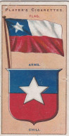 34 Chile - Countries Arms & Flags 1905 - Players Cigarette Cards - Antique - Player's