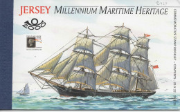 JERSEY MILLENIUM MARITIME HERITAGE COMPLETO BOOKLET BARCO SAIL SHIP - Ships