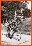 N° 28 1976 Transport Schlitte Sur Vélo Volo Poiti Po Lo Schlittège Cycliste 88 Vosges Vieux Métiers Aymard  Expo Photo - Kunsthandwerk