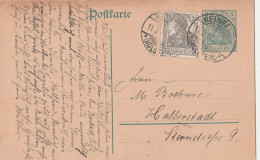 Deutsches Reich  Karte Mit Tagesstempel Reinfeld Holstein 1917 Lk Stormarn - Lettres & Documents