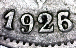 Variété Date Monnaie De 10 Centimes 1926 Fra Frappé Sur 1923 - 10 Cents