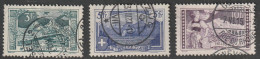 Schweiz: 1914, Mi. Nr. 121-23, Freimarken: Landschaften.  Gestpl./used - Used Stamps